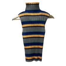 PLEATS PLEASE - Gray Orange Multi Women's Cutsew