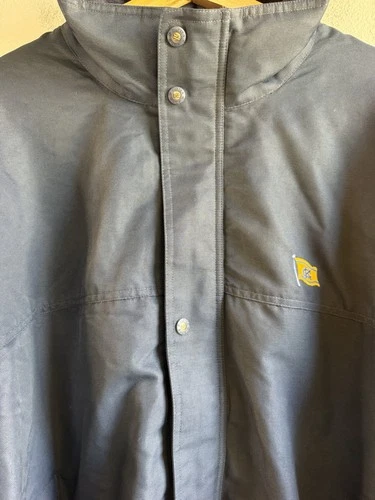 NWT Cutter & Buck Four in One Mens XL Navy Fleece Lined 4 In One Zip Snap Jacket image 6