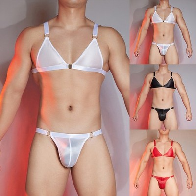 G-String Herren Höschen Satz Schwacher Anstieg Solide T-Back Unterhose