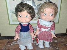 Vintage set 2 CAMPBELLS SOUP KIDS DOLLS BOY  GIRL RARE 1988 SPECIAL EDITION