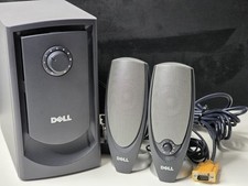 Dell Zylux A425 Multimedia Computer Speakers with Subwoofer Tested Working