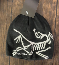Arc  teryx Bird Head Toque Beanie Orca Black Wool Knit Unisex Winter Hat NWT