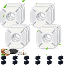 24 Packs Cat Water Fountain Filters Replacement,Compatible with VEKEN  for 67 Oz