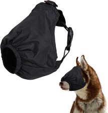 Calming Eye Mask for Dogs - Anxiety Cover, Nylon Muzzle for Grooming,