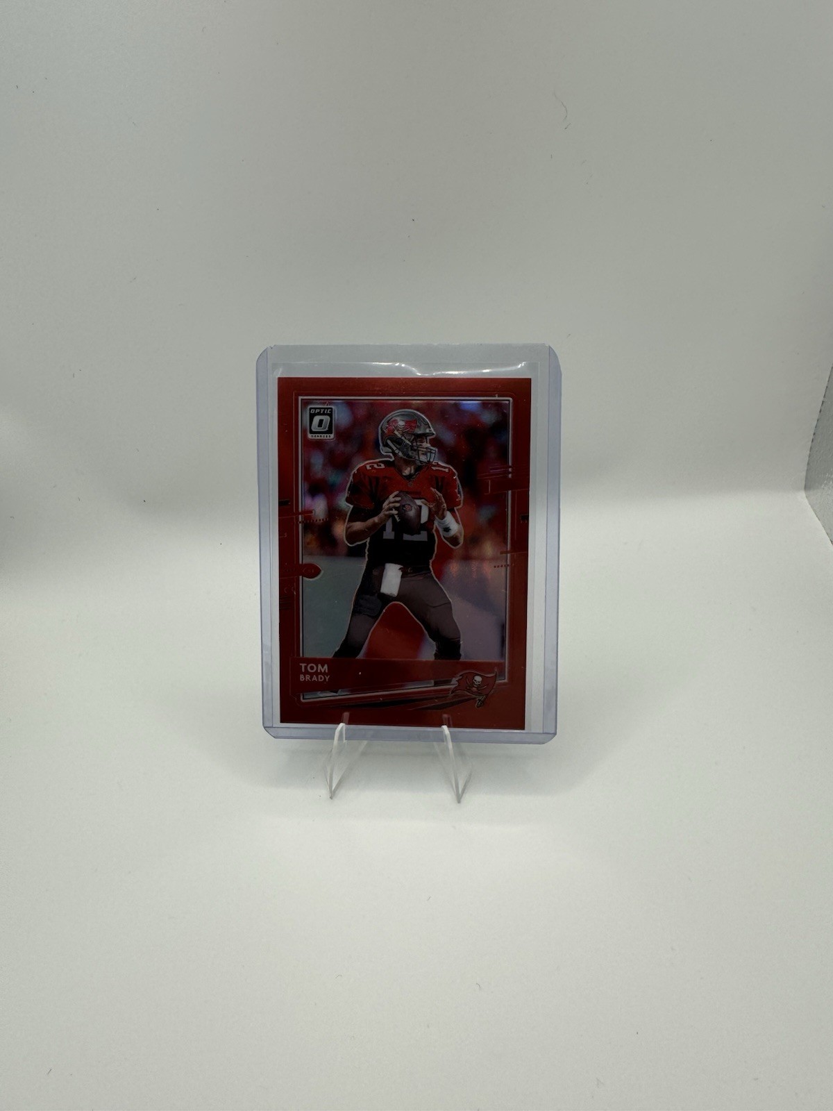 2020 Panini Donruss Optic - Tom Brady #92 Red Prizm /99