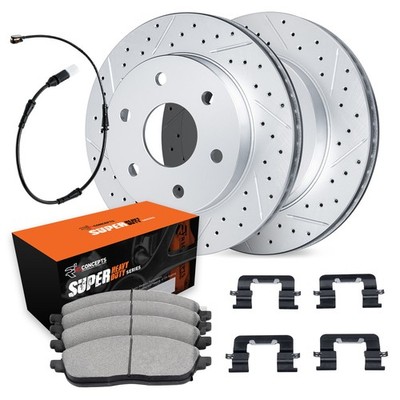 For Mercedes-Benz Sprinter 2500 10-18 Brake Kit Drilled & Slotted Front Brake