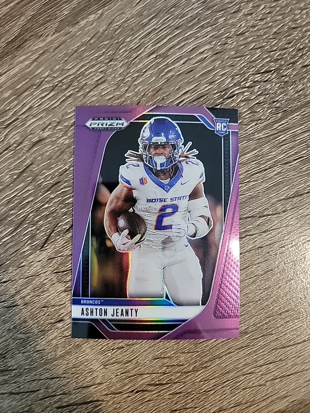 2025 Prizm Draft Picks Ashton Jeanty 22/99 Purple Prizm Rookie #13 Boise State