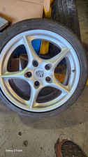 PORSCHE 911 996 18" CARRERA 5 SPOKE ALLOY WHEEL RIM FRONT 8JX18 ET50 99636213603