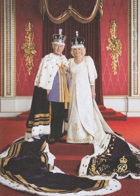 *ORIGINAL POSTCARD-2026*KÖNIGIN CAMILLA-KÖNIG CHARLES III.-ADEL-CORONATION