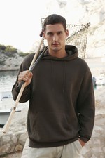 SWEAT SHIRT GRIS avec CAPUCHE 2 POCHES NEUF Taille XXL