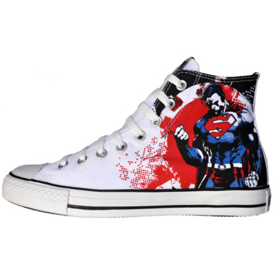 Converse Chucks Superman EU 43 UK 9.5 CHUCK TAYLOR Limited Edition Marvel 119938