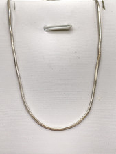 STERLING SILVER 925 ITALY 15.5" SNAKE CHAIN NECKLACE 3.4g