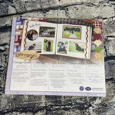 Creative Memories Croptober COTTAGE GROVE Printed Photo Mounting Scrapbook Paper