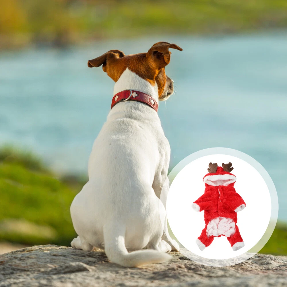 VETEMENTS Pet Alce Costume Uomo Elegante Cucciolo Felpa con Cappuccio Abbigliamento Cosplay per Animali Domestici