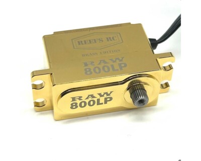 Reefs RC RAW800LP Digital WP Low Profile Brushless Servo Brass Edition REEFS160