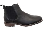 Mens Hush Puppies Fin Comfortable Wide Width Leather Chelsea Boots - ModeShoesAU