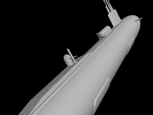 USS Arizona (SSN-803) VA Class Block V SSGN Sub 1:200 scale with Missile Launch - Picture 16 of 26