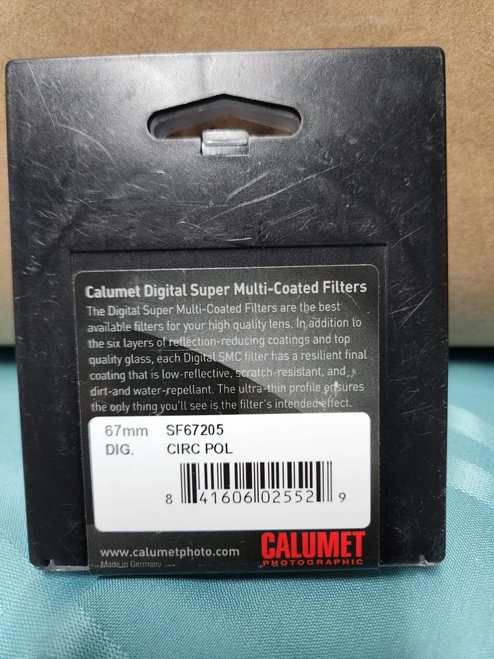 NEW Calumet Digital SMC UV Filter SF67205 Multicoated 67mm Circular Polarising - Image 2 of 2
