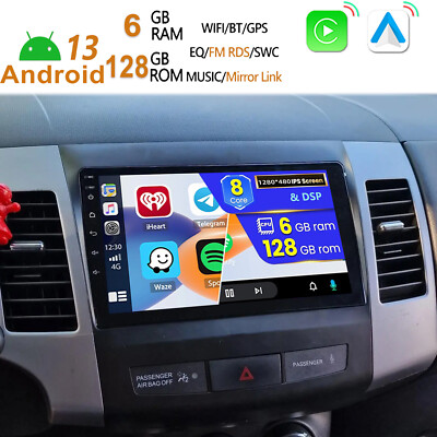 Android 13 Autoradio Für Mitsubishi Outlander Citroen Peugeot 4007 GPS Navi Wifi