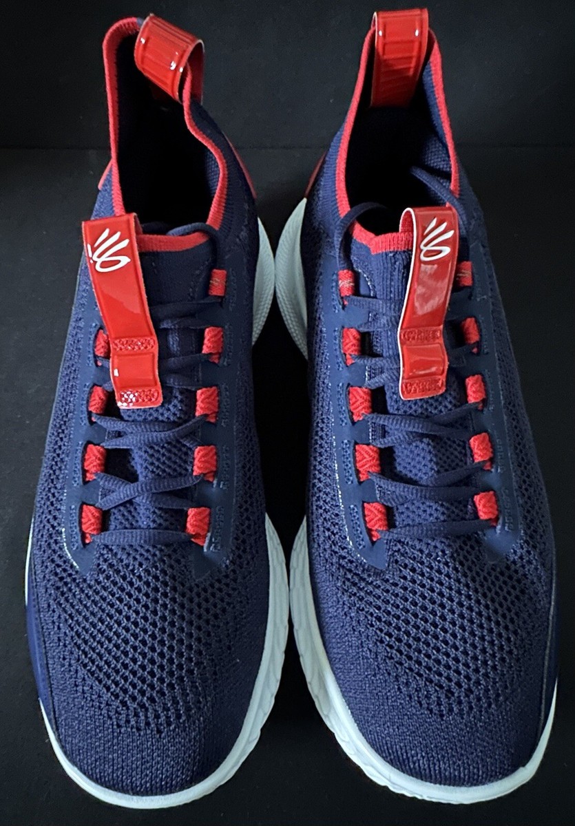 Under Armour Curry 8 TB Rare Howard Bison HBCU PE Red Blue  display picture 1