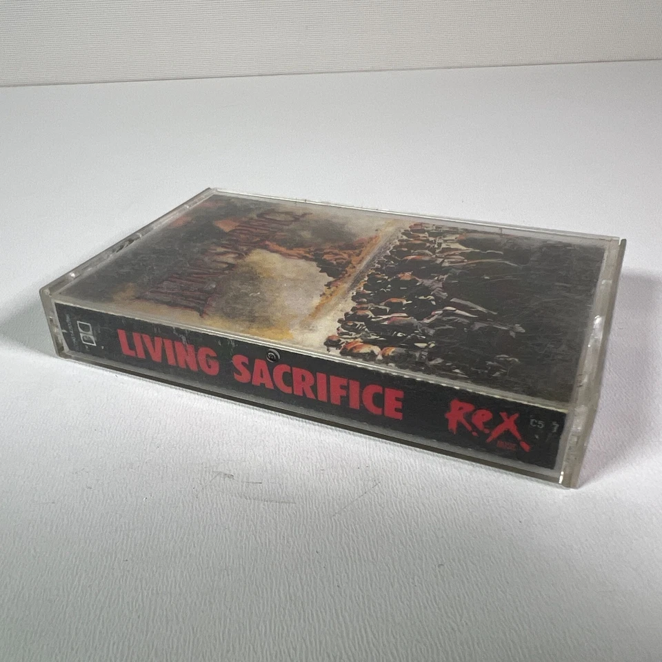 Living Sacrifice R.E.X./Jambox Music 1991 Christian Heavy Metal Cassette Tape - Image 2 of 4