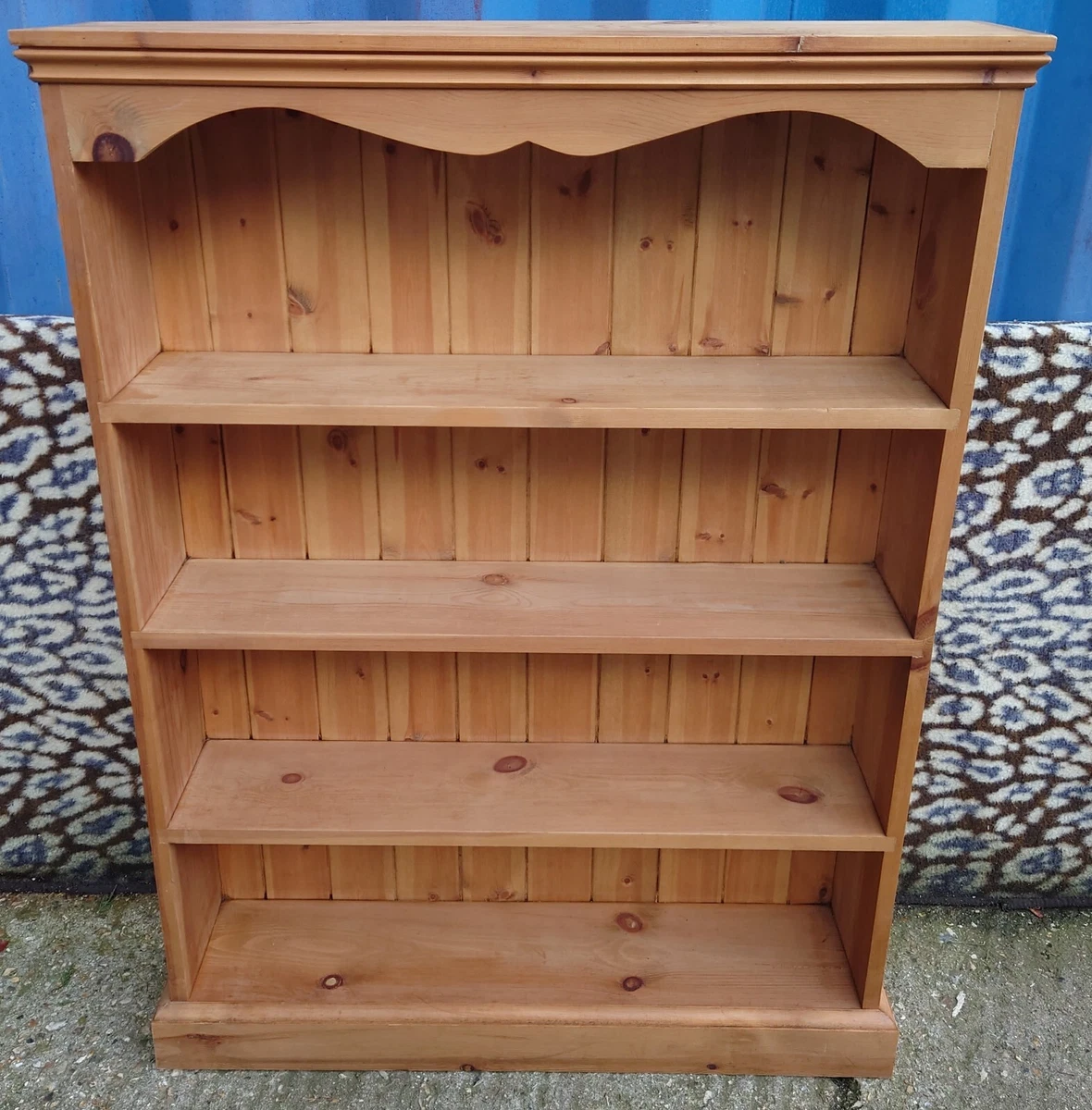 Upcycled pine bookcase deals