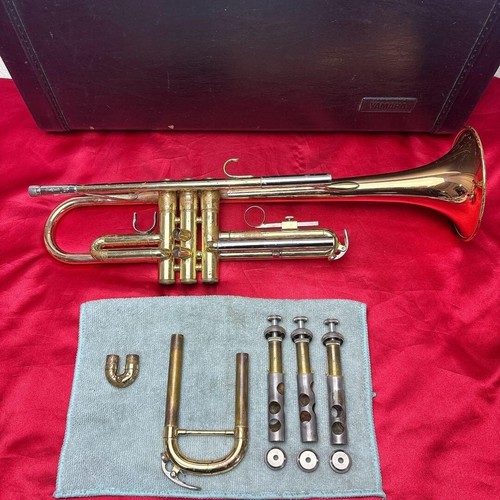 YAMAHA Trumpet YTR-3325 W/Hard Case,Mouthpiece,Musical Instrument Japan USED - 第 3/9 張圖片
