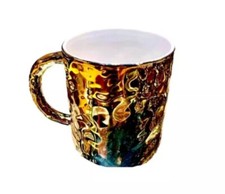 Seletti Fingers Mug x1 Gold Porcelain PREOWNED UNUSED &pound;40.00 RRP
