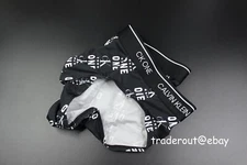 Calvin Klein CK One men black logo print microfiber hip brief underwear S M 