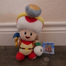 Rare Little Buddy Super Mario Bros. Captain Toad Standing Pose Stuffed Plush, 9"