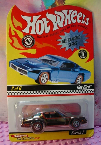 2008 RLC Hot Wheels Neo-Classics HOT BIRD ∞Brown;Redline∞Series 7∞HOLOGRAM#