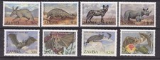 ZAMBIA ^^^^ x3   older   MNH  sets  ( WILDLIFE)  @  xdco5005zambia