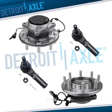 2WD Front Wheel Bearing Hub Outer Tie Rod for Silverado Sierra 2500HD 3500HD DRW