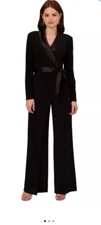 ADRIANNA PAPELL JUMP SUIT/SIZE 14/INSEAM 29'/RETAIL$169/NEW WITH TAG/TUXEDO