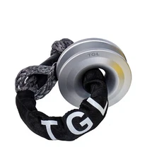 TGL Winch Snatch Block Ring, Winch Recovery Ring with Soft Shackle
