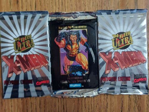 2 Packs Of 94 Fleer Ultra X-Men And One Pack Of 1992 Marvel Masterpiece... - Picture 1 of 4
