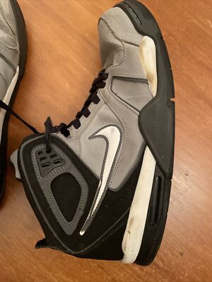 Nike Mens Air Flight Falcon 397204-022 Gray Basketball Shoes Sneakers Size 8 NIKE AIR Flight Falcon “Wolf Grey” 397204-022 Basketball  main image 2
