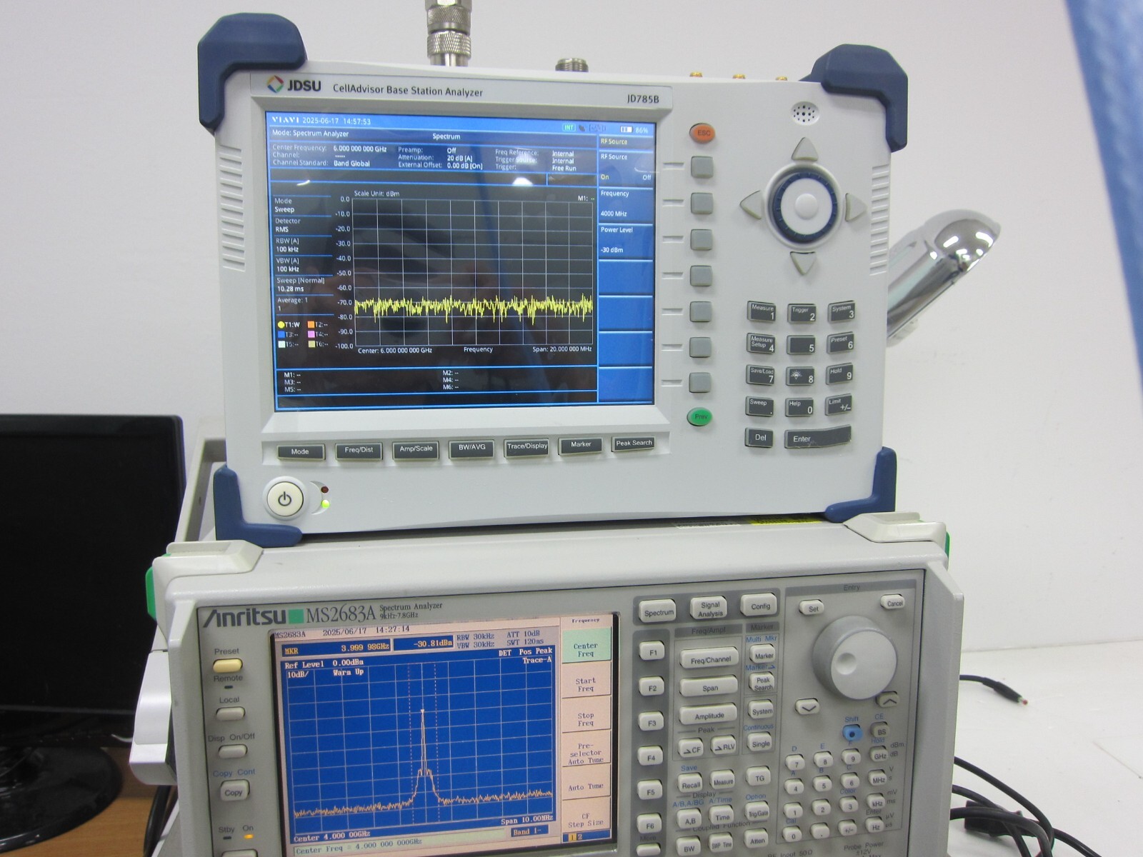 VIAVI JD785B CellAdviser Base Station Analyzer,8GHz, SG,CAA,LTE,CPRI 10G