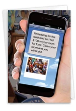 1 Funny Mother's Day Card - Message From Mom C1571MDG