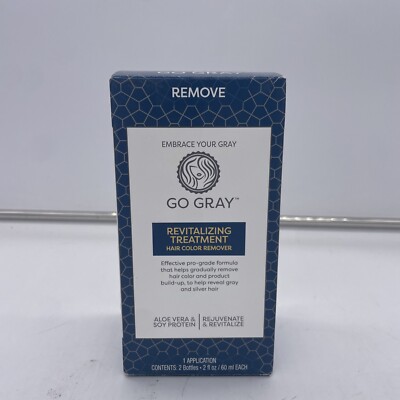 Go Gray Remove: Revitalizing Treatment Hair Color Remover-NEW-ALOE VERA & SOY