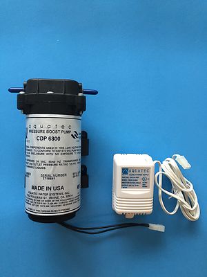AQUATEC 6800 SERIES RO BOOSTER PUMP 24VAC 6840-2J03-B221 + TRANSFORMER