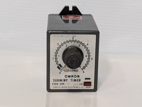 Omron Type STP-100VAC Subminy Timer 0-10 Minutes