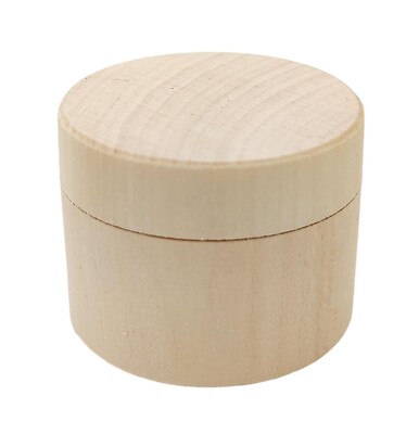 Kleine Holzkiste mit Deckel Kleinteil Aufbewahrung Zahnfee 5,7 cm breit 4,5 cm hoch