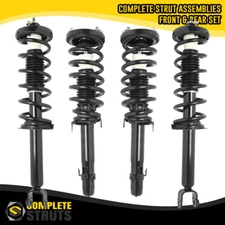 Front & Rear Complete Struts & Coil Spring Assemblies for 2009-2014 Acura TL FWD