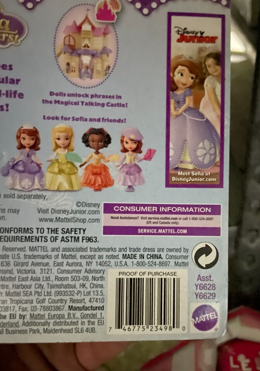 Princess Sofia The First 2012 MATTEL Magic Talking Castle MINi