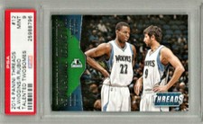 2014 Panini Threads A. Wiggins/ R. Rubio Talented Twosomes  PSA 9