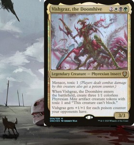 mtg toxic commander deck Elite Black White Infect - Orzhov - Modern Legal - Custom Built - Magic The Gathering - you may put a card of that type from among the revealed cards into your hand Karumonix, Rat King POISON TOXIC