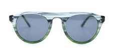 CALVIN KLEIN - CK20701S 078 49/23 - SMOKE GREEN HORN - NEW Authentic SUNGLASSES