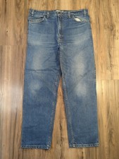 Vintage Levi's 540 Brown Tab Made In USA Denim Jeans 38x30 Blue Measures 36x30
