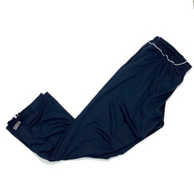 Adidas Clima 365 Mens Track Pants Blue Drawstring Mesh Panel